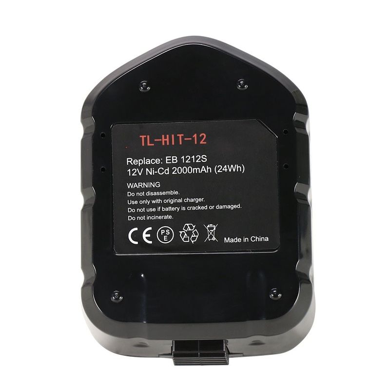 রিচার্জেবল হিটাচি বেতার ব্যাটারি 12V 3.3ah Eb 1212s Eb 1214L Eb 1220bl