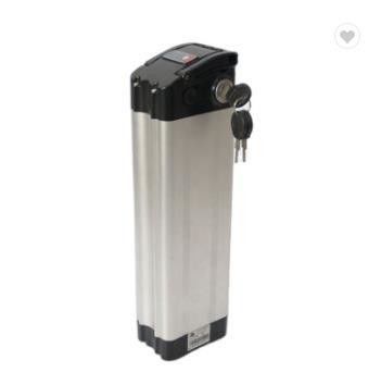 24V 36V 48V ইলেকট্রিক বাইক ব্যাটারি ইন ফ্রেম রিচার্জেবল সিলভার ফিশ টাইপ