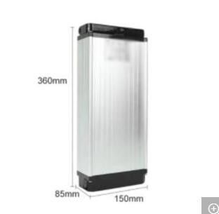 ইবাইক প্রতিস্থাপন ব্যাটারি দীর্ঘ চক্র 48V 250W 500W সিলভার রিয়ার র্যাক রিচার্জেবল ইবাইক ব্যাটারি ফিটস Accufahrrad Akku Fur Elektrofahrrader লিথিয়াম ব্যাটারি