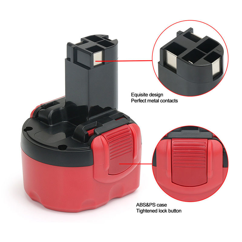 Boschbat048, Bat100, Bat119, 2607 335 540, 2607 335 674, 2607 335 682 এর জন্য পাওয়ার টুল ব্যাটারি 9.6V 2500mAh