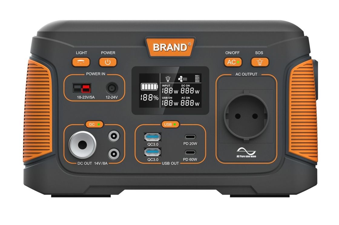 300W সোলার জেনারেটর পোর্টেবল পাওয়ার স্টেশন 14.8V 20.8ah আউটডোর ক্যাম্পিং জন্য