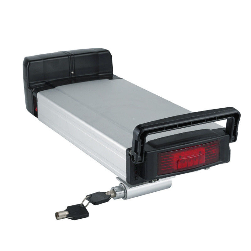 লং সাইকেল 48V 250W 500W সিলভার রিয়ার র্যাক রিচার্জেবল ইবাইক ব্যাটারি ফিটস Accufahrrad Akku Akku Fur Elektrofahrrader OEM/ODM ব্যাটারি প্যাক লিথিয়াম ব্যাটারি