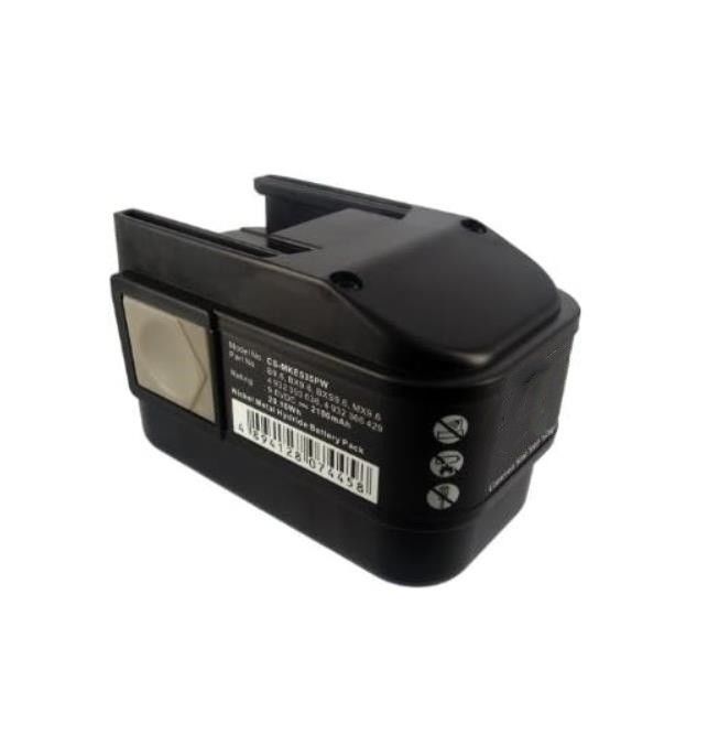 AEG/Atlas Copco/Milwaukee-এর জন্য প্রতিস্থাপন ব্যাটারি - B9.6বিএক্স৯।6বিএক্সএস৯।6, MX9.6 মিলওয়াকি- 4 932 353 638, 4 932 366 429
