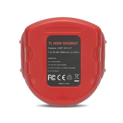 রিচার্জেবল 3.0mAh Bosch 7.2 V ব্যাটারি Ni-CD Ni-MH 2 607 335 437, 2 607 335 587