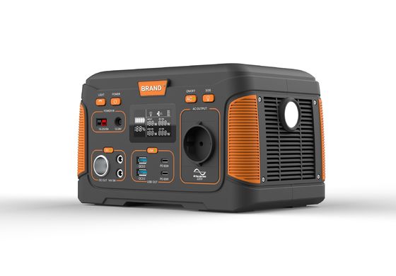 এসি / ডিসি ইনভার্টার সহ 300W বহনযোগ্য বহিরঙ্গন পাওয়ার স্টেশন জরুরী ক্যাম্পিং ব্যাটারি ব্যাংক