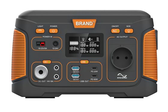 300W সোলার জেনারেটর পোর্টেবল পাওয়ার স্টেশন 14.8V 20.8ah আউটডোর ক্যাম্পিং জন্য